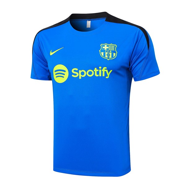 Camiseta Entrenamiento Barcelona 2024 2025 Azul Negro